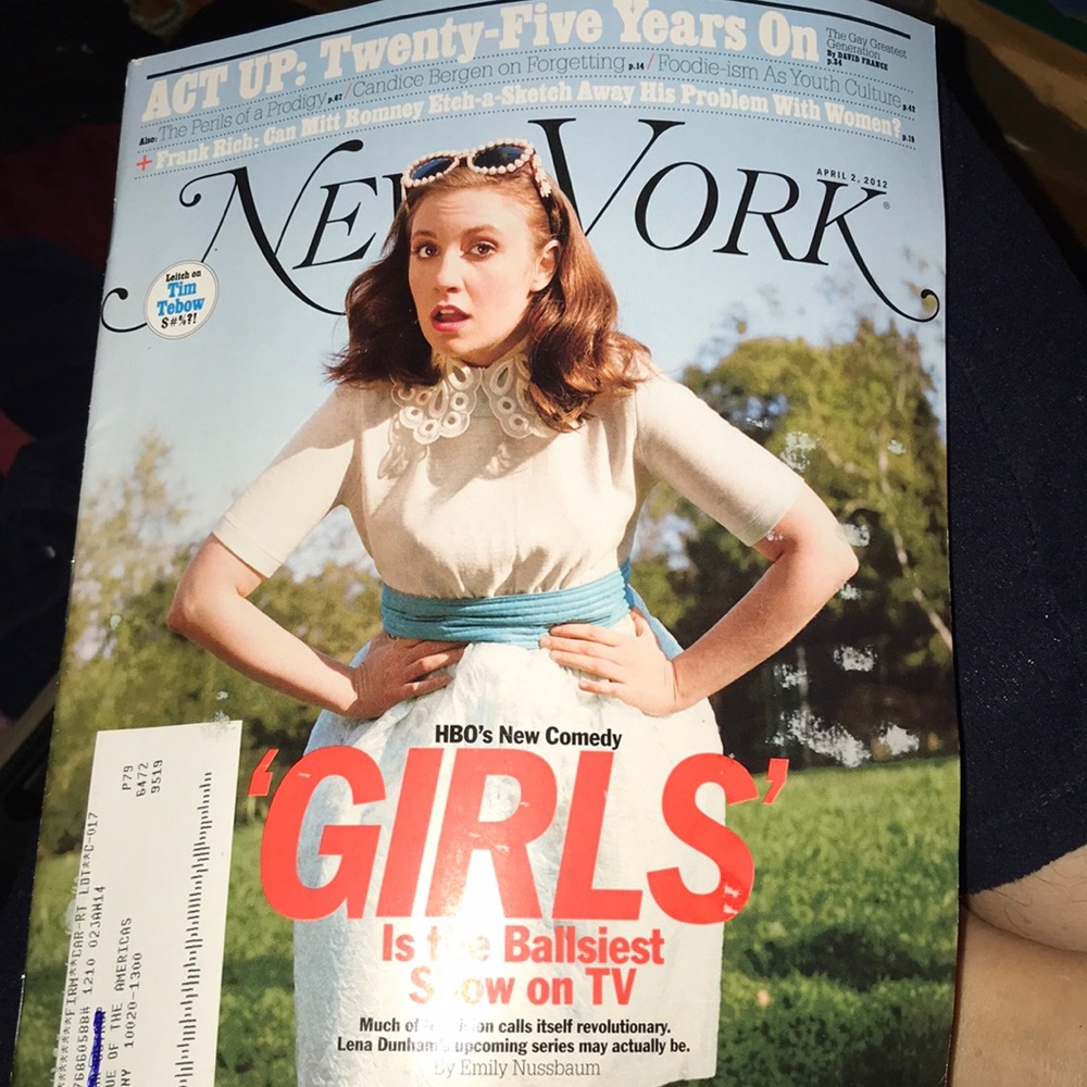 Mint-condition “New York” magazine announcing the debut of “Girls”